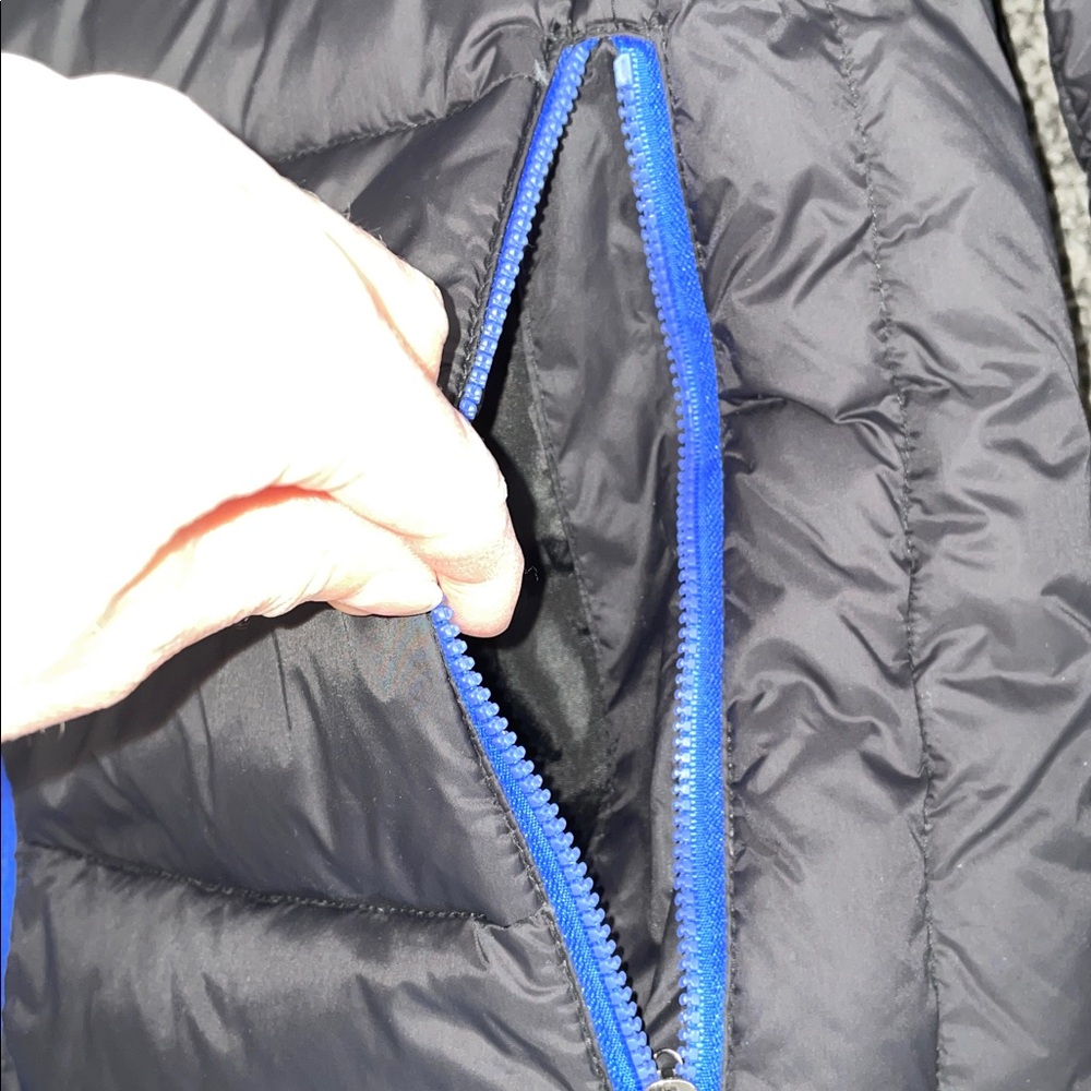 Fabletics Down Lightweight Puffer Jacket Black Wi… - image 5